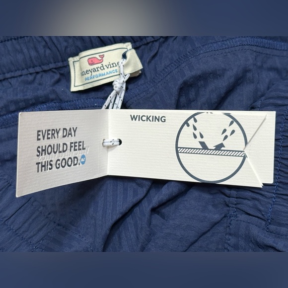 NEW Vineyard Vines Performance Seersucker Harbor Skirt Deep Bay Navy Women’s XS - Picture 8 of 9